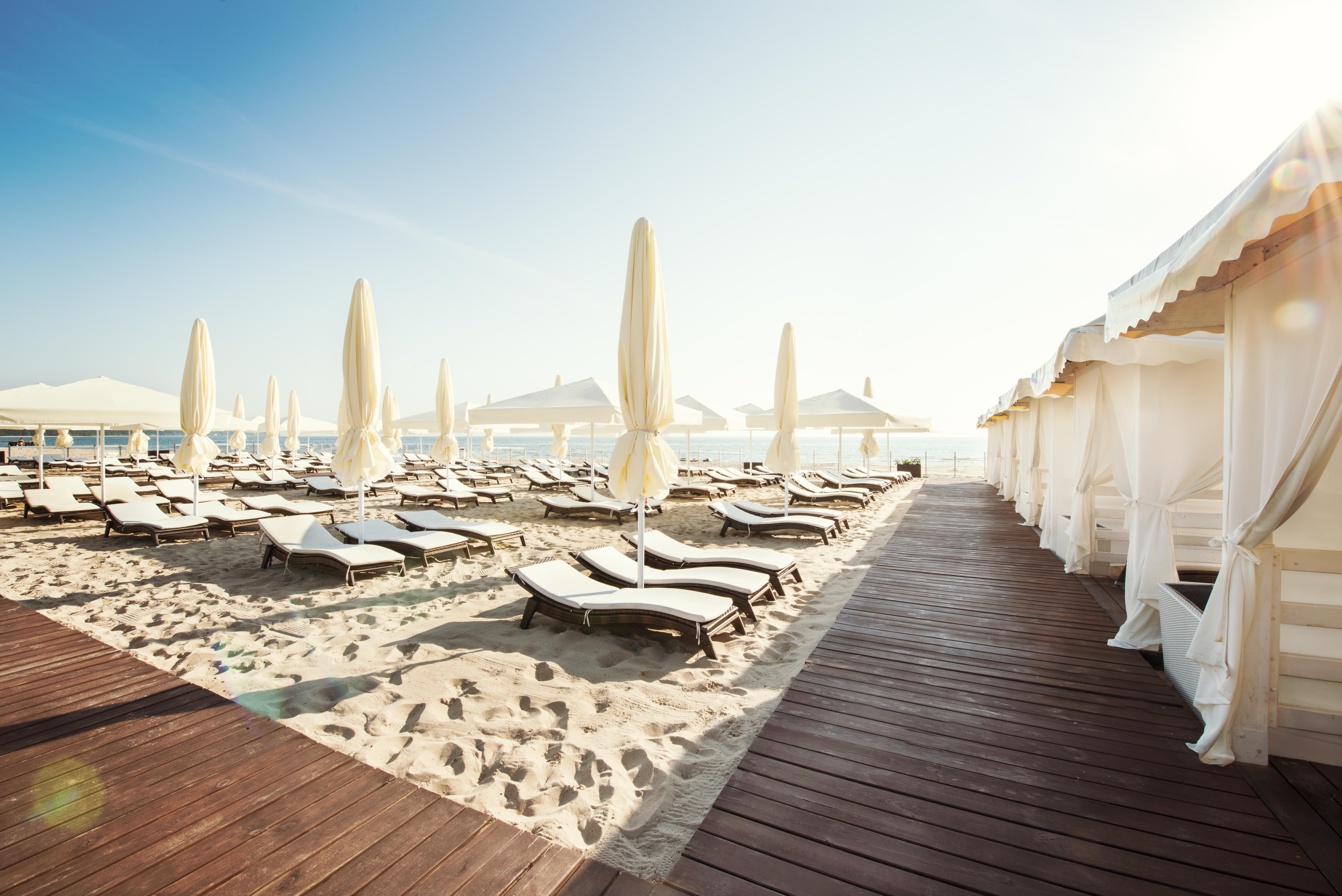 Sofitel Grand Sopot Hotel Exterior foto Beach at the Kempinski Hotel, Zuri, Switzerland